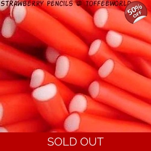 Fini Strawberry Pencils Fruit Flavoured Candy Sweets